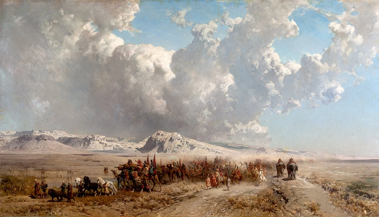 La carovana dello Shah di Persia